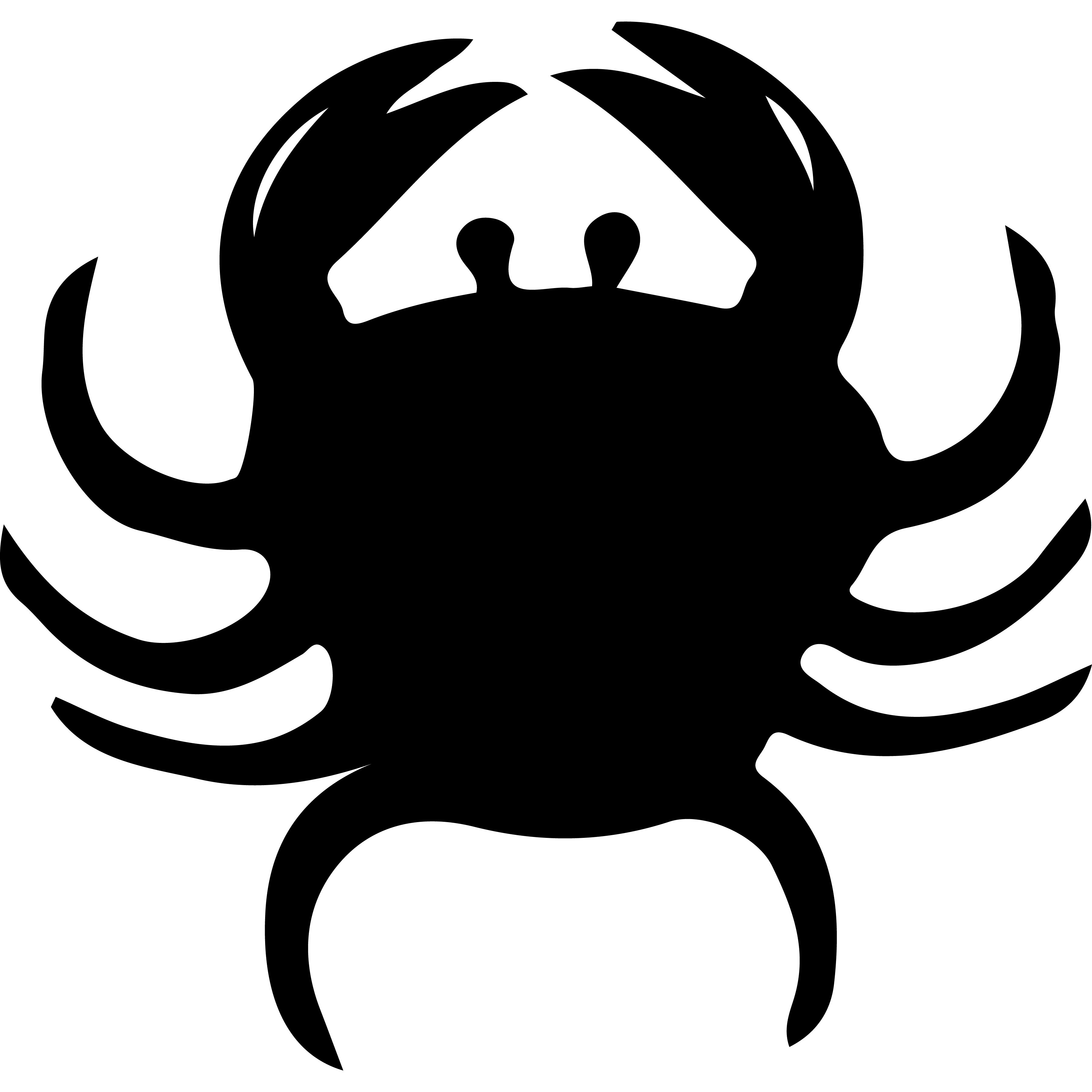 Vinyl Decal / Laptop Sticker/ Car Decal / Phone Sticker Crab
