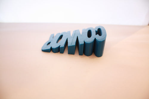 3D Printed Name Doorstop