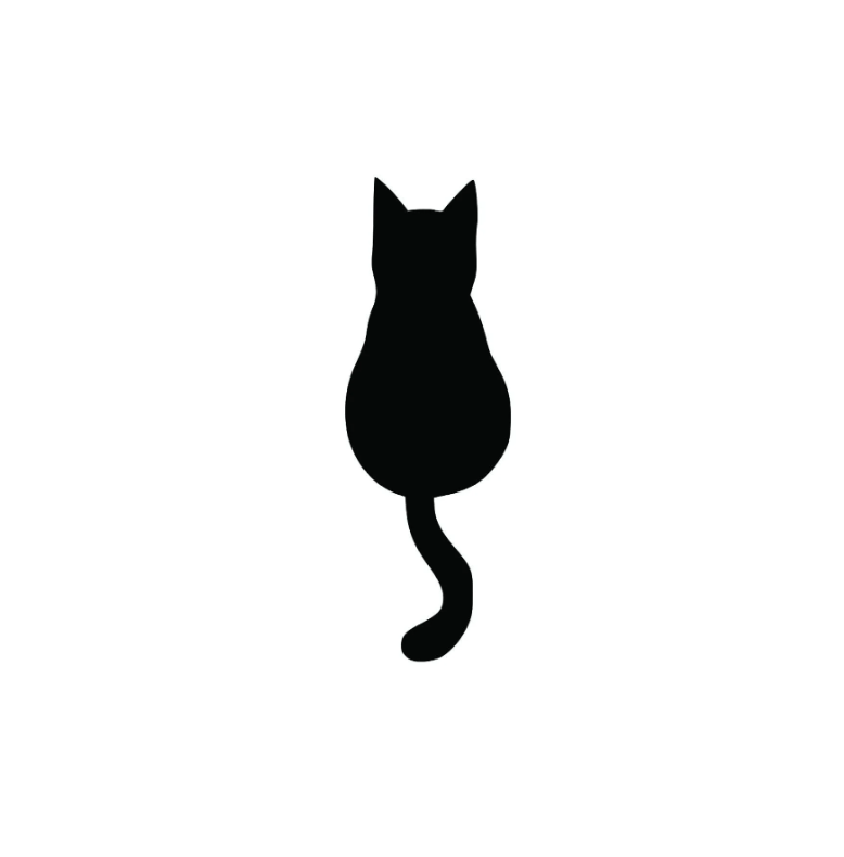 Vinyl Decal / Laptop Sticker/ Car Decal / Phone Sticker Cat Outline