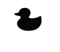 Vinyl Decal / Laptop Sticker/ Car Decal / Phone Sticker Baby Duck