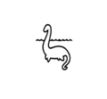 Vinyl Decal / Laptop Sticker/ Car Decal / Phone Sticker Lochness Monster
