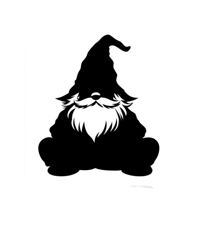 Vinyl Decal / Laptop Sticker/ Car Decal / Phone Sticker Gnome