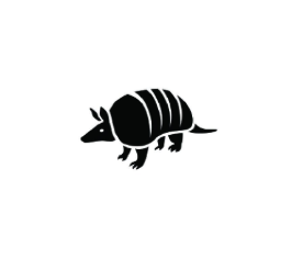 Vinyl Decal / Laptop Sticker/ Car Decal / Phone Sticker Armadillo