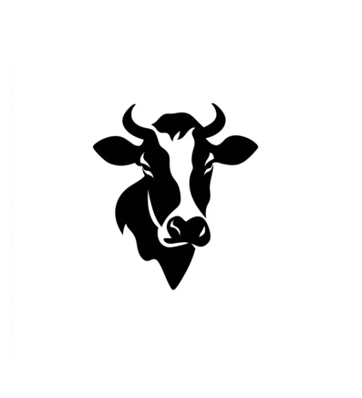 Vinyl Decal / Laptop Sticker/ Car Decal / Phone Sticker Cow