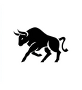 Vinyl Decal / Laptop Sticker/ Car Decal / Phone Sticker Bull