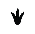Vinyl Decal / Laptop Sticker/ Car Decal / Phone Sticker Dinosaur Footprint