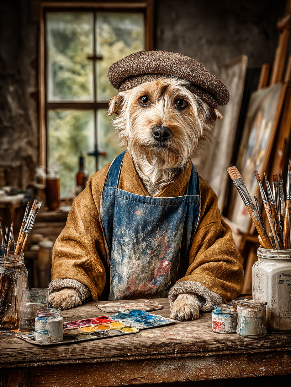 Artist Carin Terrier Digital Download Wall Art