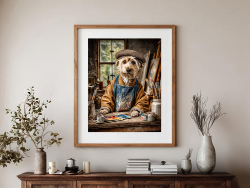 Artist Carin Terrier Digital Download Wall Art