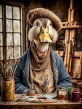 Artist Duck Digital Download Wall Art