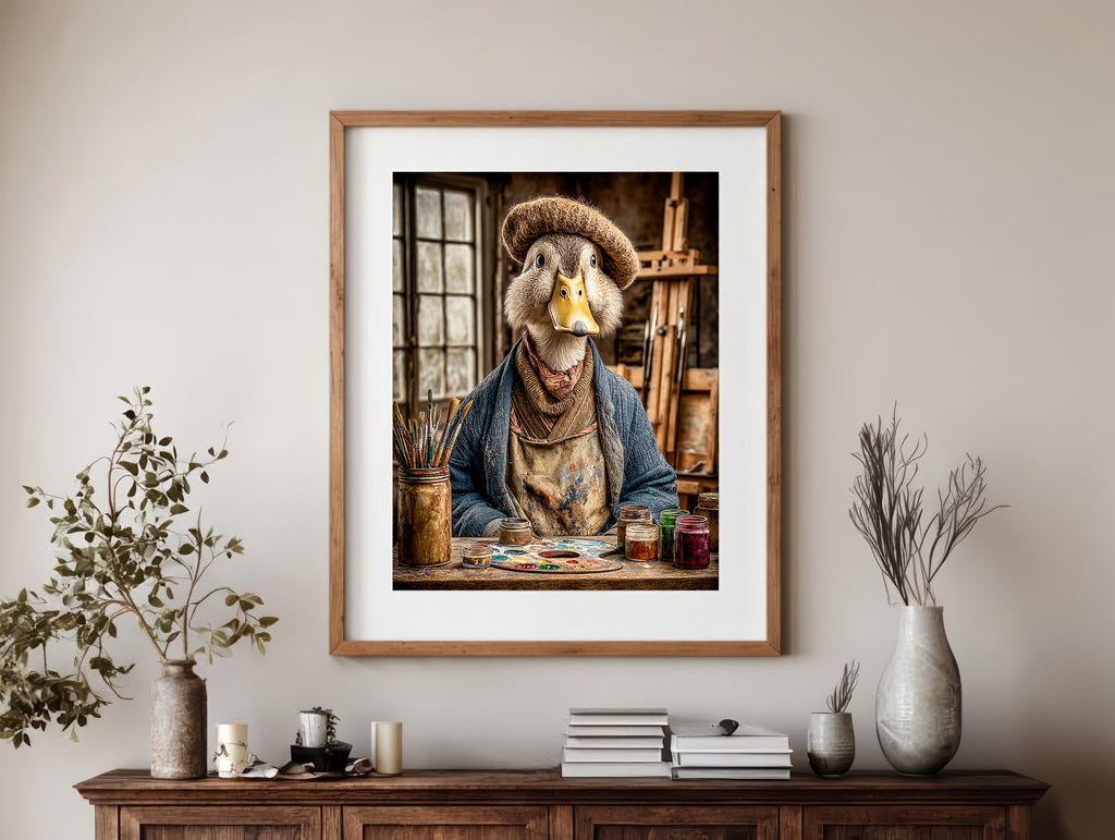 Artist Duck Digital Download Wall Art