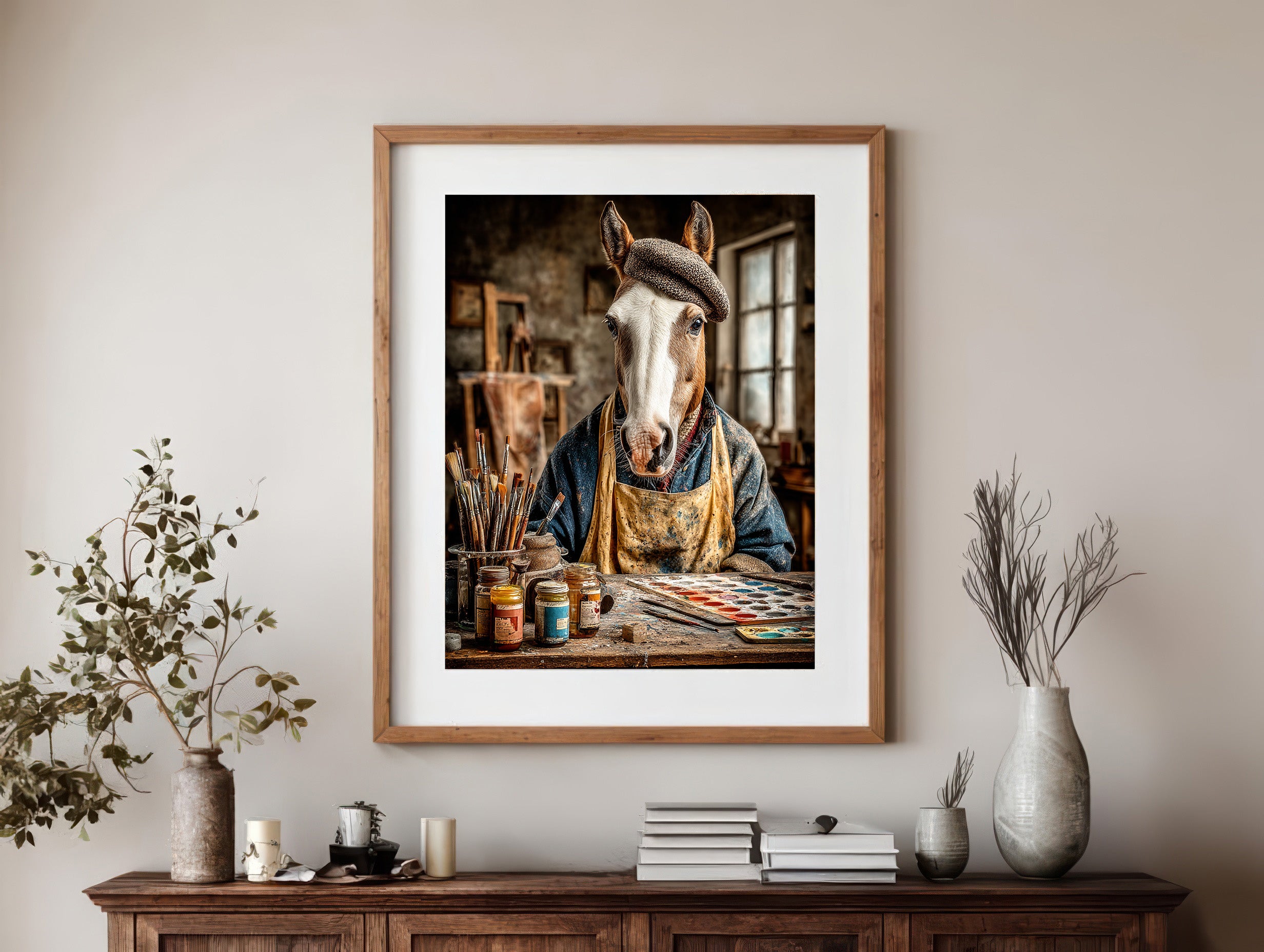 Artist Horse Digital Download Wall Art