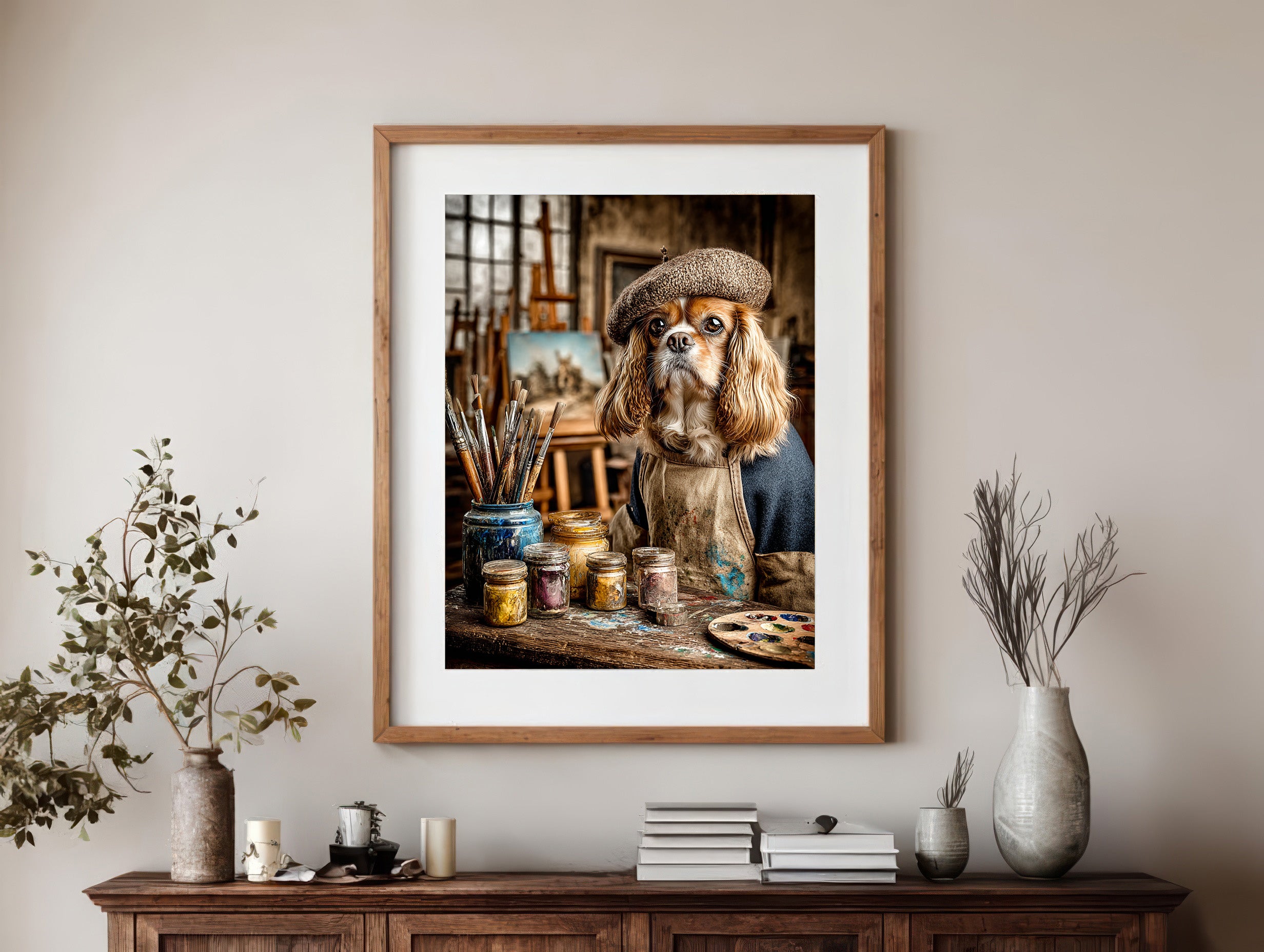 Artist King Charles Digital Download Wall Art