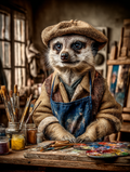 Artist Meerkat Digital Download Wall Art
