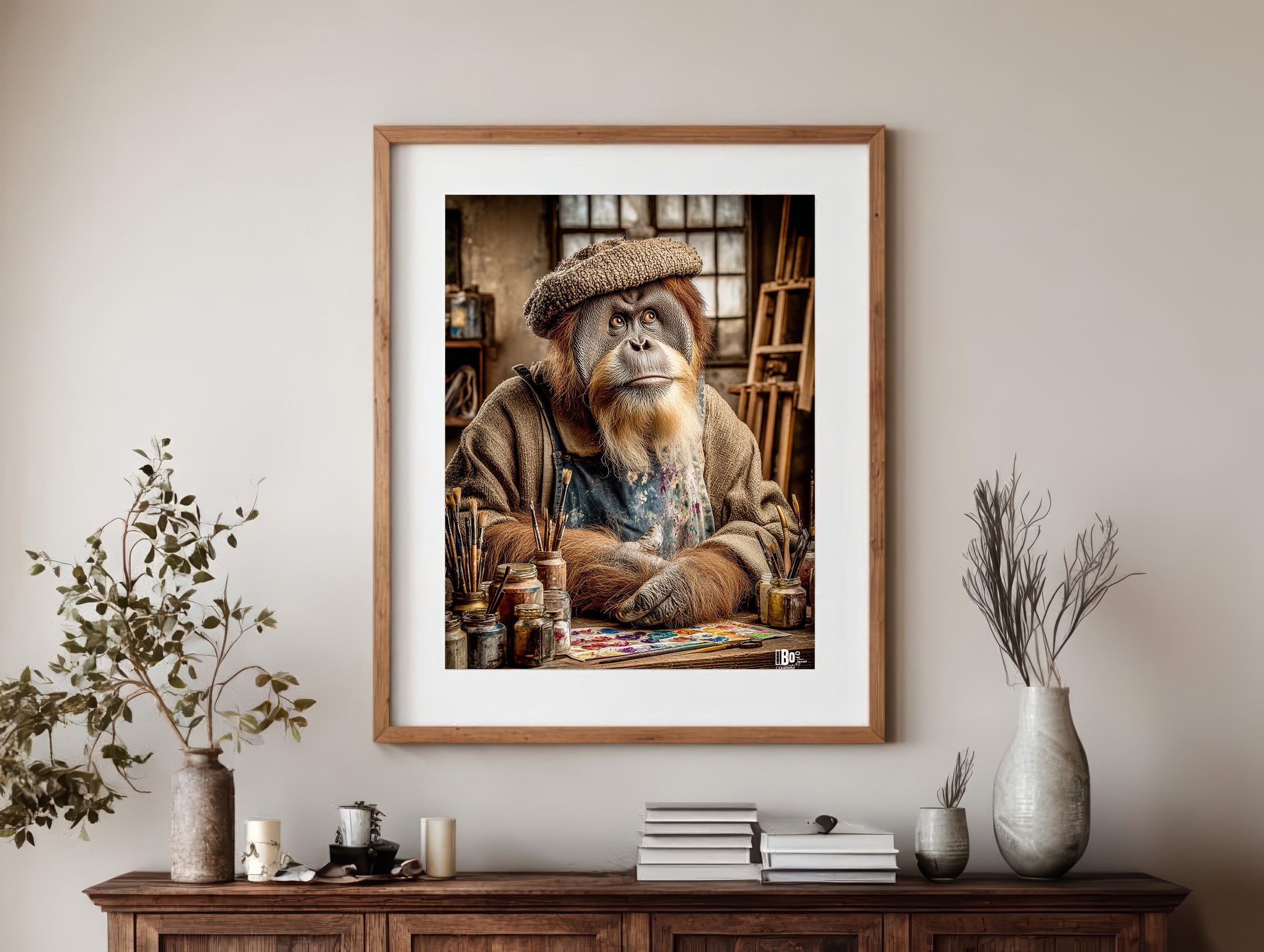 Artist Orangutan Digital Download Wall Art