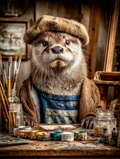 Artist Otter Digital Download Wall Art
