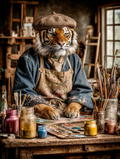 Artist Tiger Digital Download Wall Art