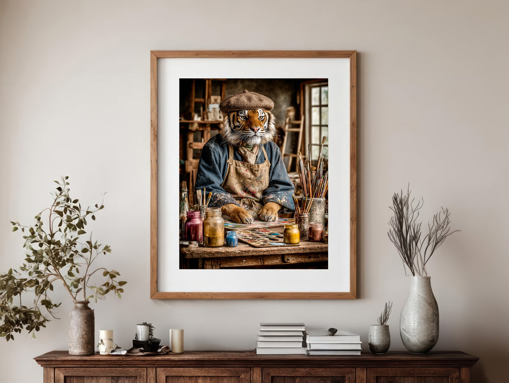 Artist Tiger Digital Download Wall Art