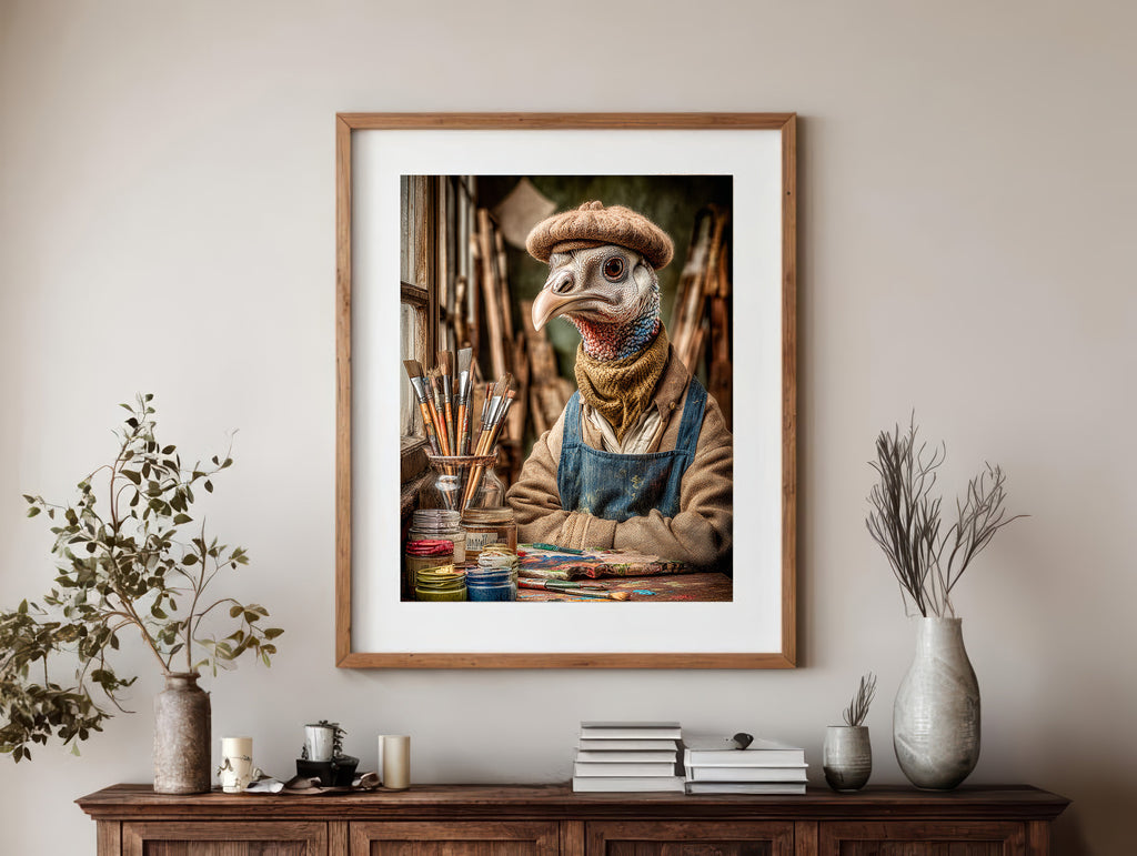 Artist Turkey Digital Download Wall Art