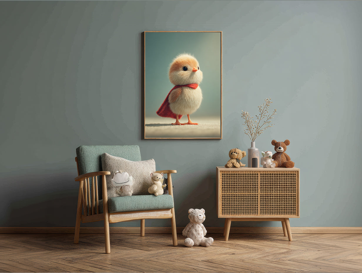Baby Room Hero Chick 1 Digital Download Wall Art