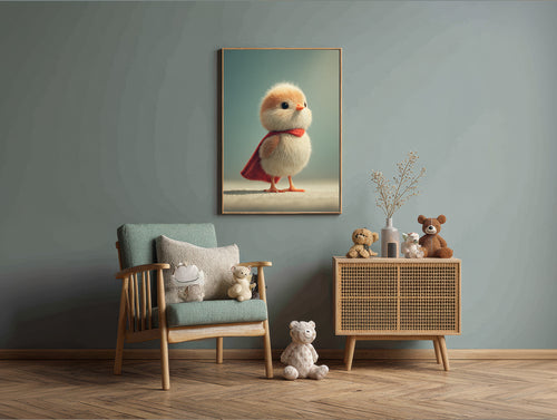 Baby Room Hero Chick 1 Digital Download Wall Art