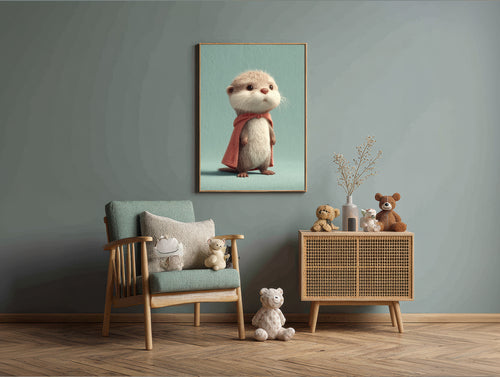 Baby Room Hero Otter 1 Digital Download Wall Art