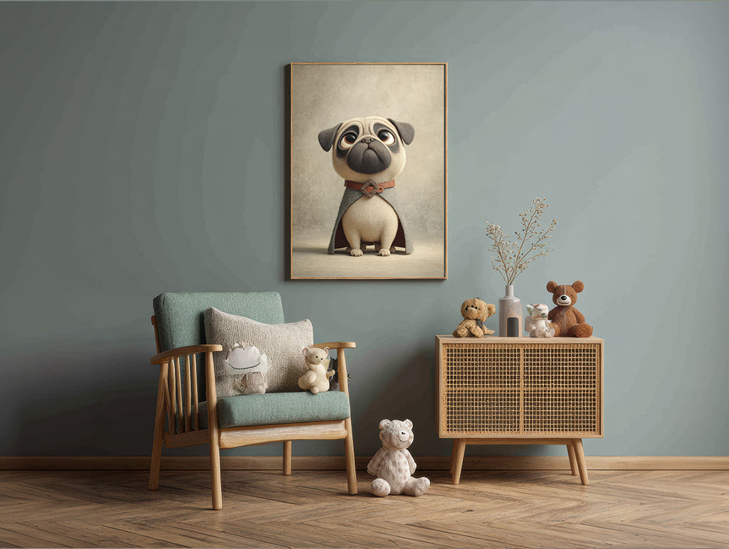 Baby Room Hero Puppy 1 Digital Download Wall Art