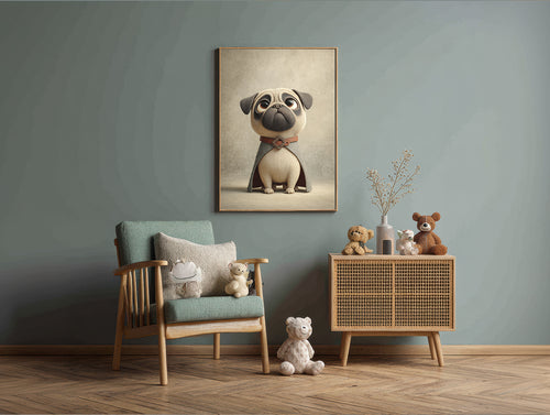 Baby Room Hero Puppy 1 Digital Download Wall Art