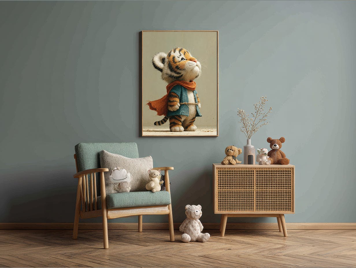 Baby Room Hero Tiger 1 Digital Download Wall Art