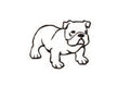 Vinyl Decal / Laptop Sticker/ Car Decal / Phone Sticker Bulldog