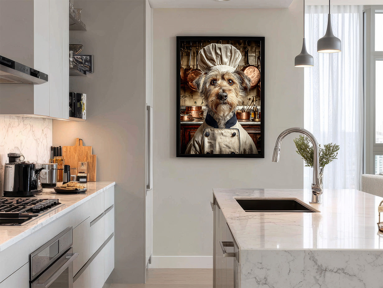 Chef Carin Terrier Digital Download Wall Art