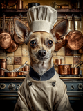 Chef Chihuahua Digital Download Wall Art