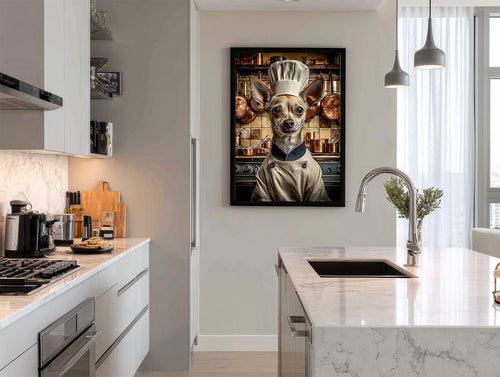 Chef Chihuahua Digital Download Wall Art