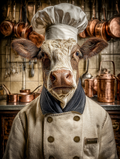 Chef Cow Digital Download Wall Art
