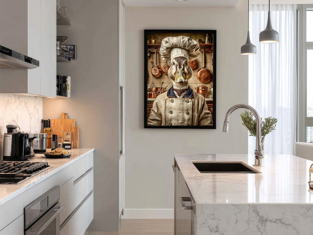 Chef Duck Digital Download Wall Art