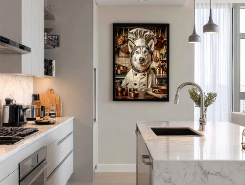 Chef Husky Digital Download Wall Art