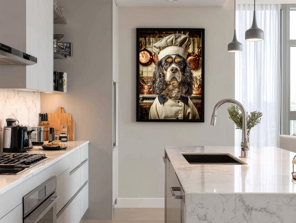 Chef King Charles Digital Download Wall Art