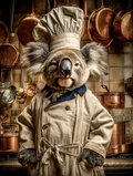 Chef Koala Digital Download Wall Art