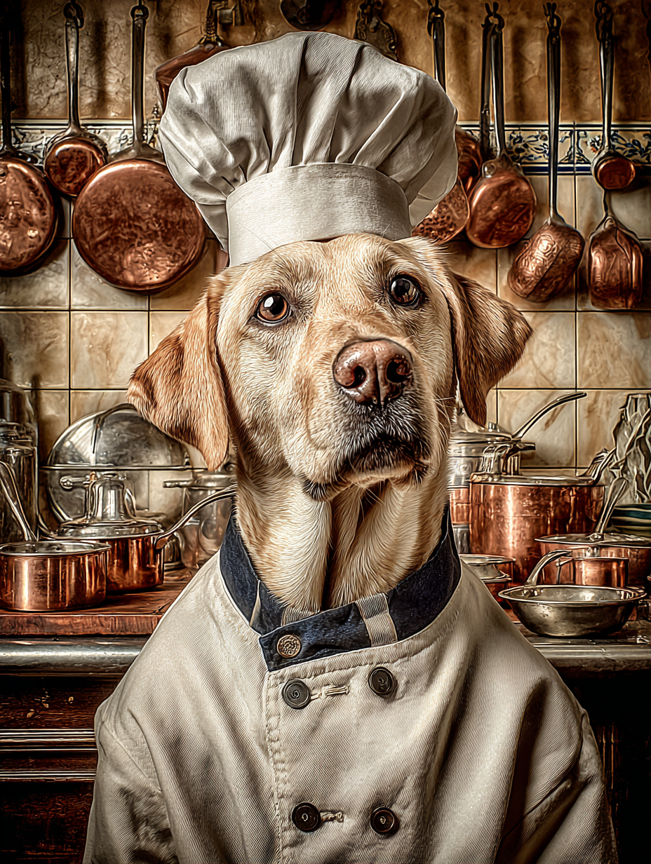 Chef Labrador Retriever Digital Download Wall Art