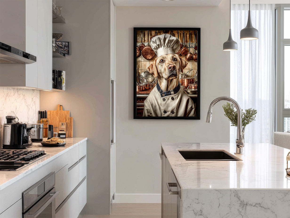 Chef Labrador Retriever Digital Download Wall Art