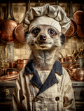 Chef Meerkat Digital Download Wall Art