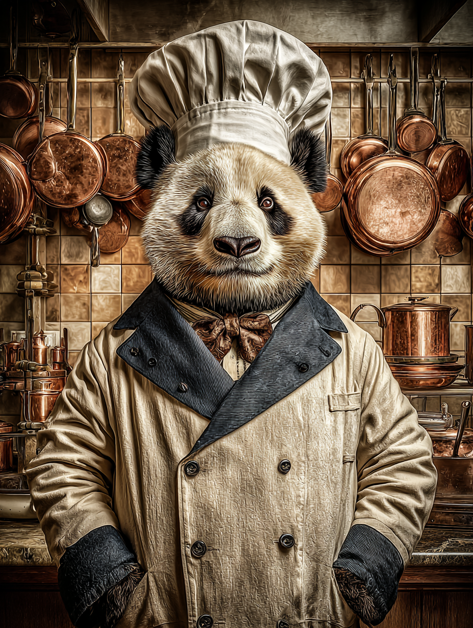 Chef Panda Digital Download Wall Art