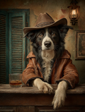 Cowboy Australian Shepherd Digital Download Wall Art