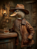 Cowboy Duck Digital Download Wall Art