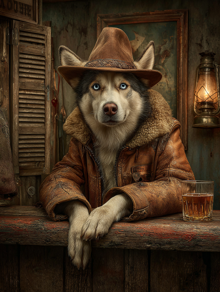 Cowboy Husky Digital Download Wall Art