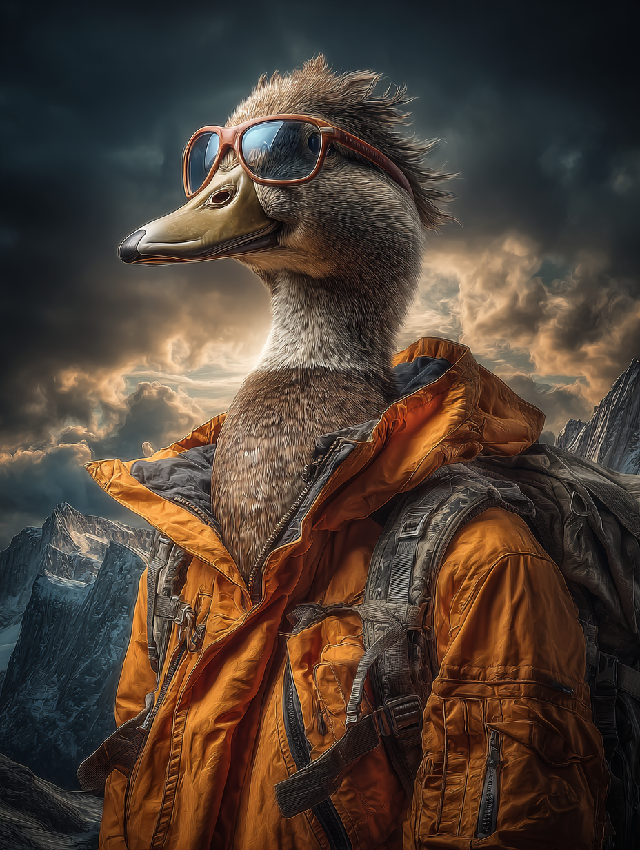 Explorer Duck Digital Download Wall Art