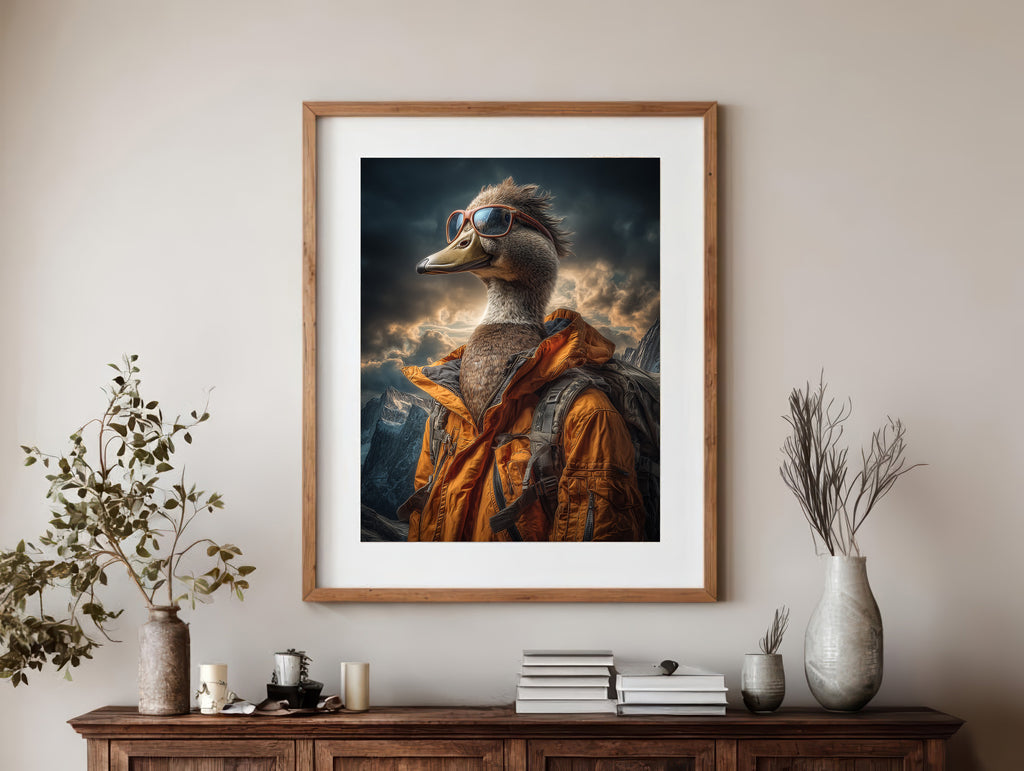 Explorer Duck Digital Download Wall Art