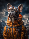 Explorer French Bulldog Digital Download Wall Art