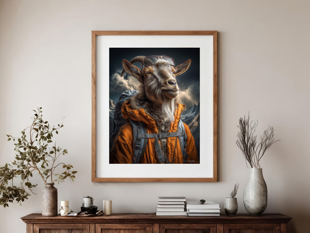 Explorer Goat Digital Download Wall Art