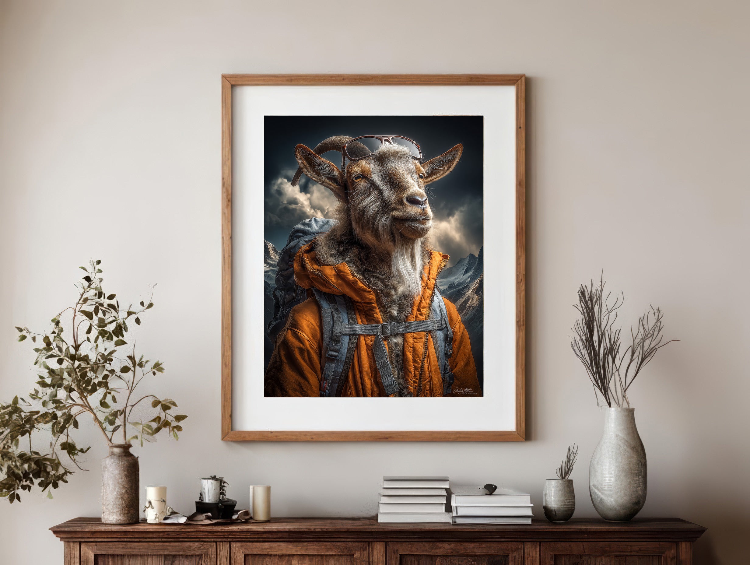 Explorer Goat Digital Download Wall Art