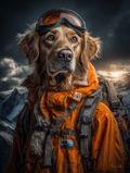 Explorer Golden Retriever Digital Download Wall Art